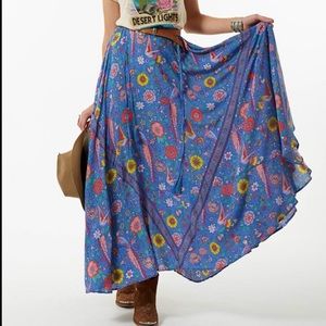 Spell lovebird half moon skirt